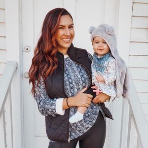 LONG SLEEVE SNAKESKIN TOP